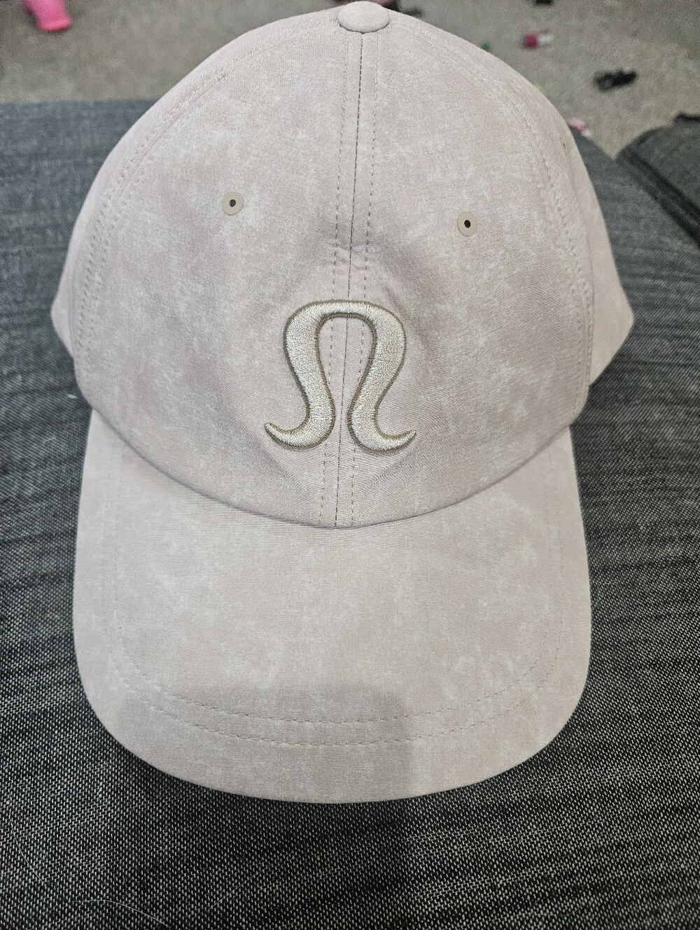 Lululemon Fast and Free Trucker Hat Vapor Wash Beige Neutral Snapback